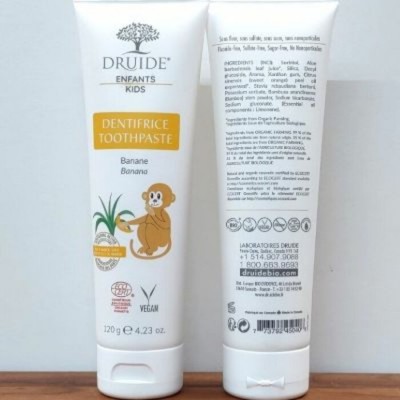 Druide enfant biologique - Dentifrice  Banane 120g