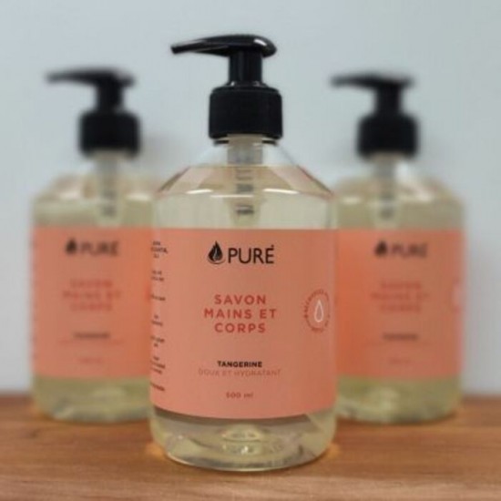 PURE - Savon mains & corps - Tangerine 500ml