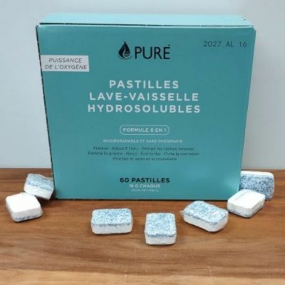 PURE - Pastilles pour lave-vaisselle hydrosolubles...