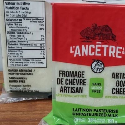 Fromage de chèvre bio  - l'Ancêtre - 190g