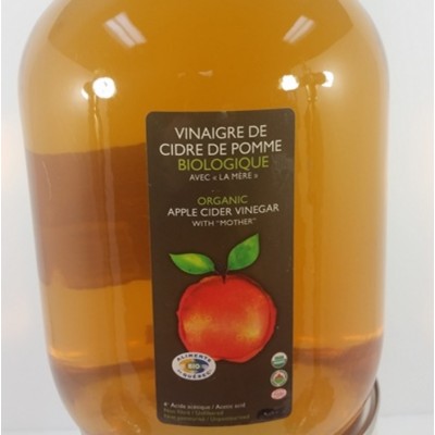 Vinaigre de cidre de pomme biologique Vrac QC -...