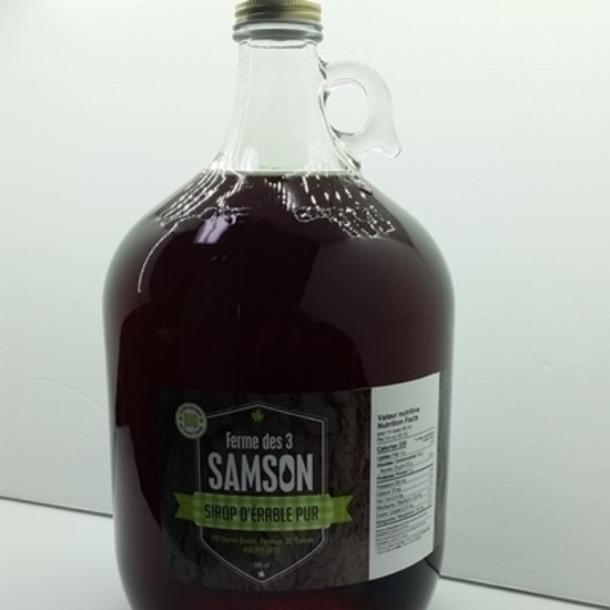 Sirop d'érable biologique - cruche de 3.8 litres