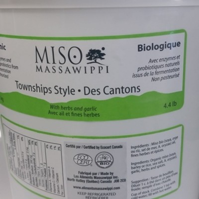 Miso Massawippi des cantons - Ail et fines herbes...