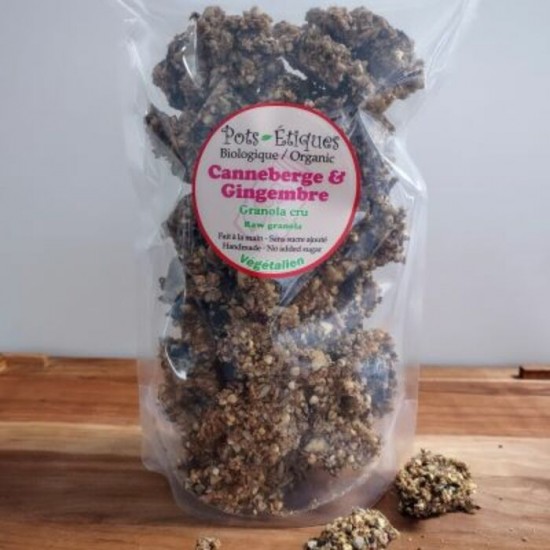 Granola canneberge gingembre sac 450gr