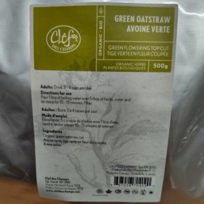 Avoine (tige verte en fleur coupée) - 50g