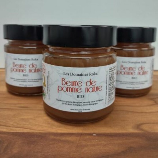 Beurre de pommes 212ml - Les Domaines Roka