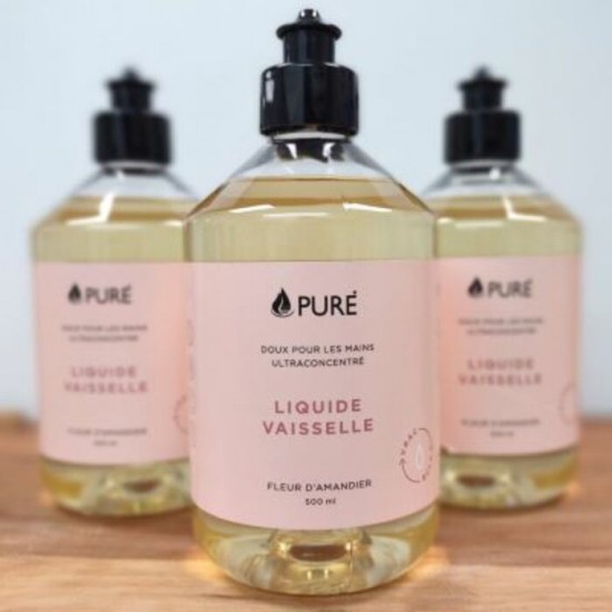 PURE - Liquide à vaisselle - Fleur d'amandier -...