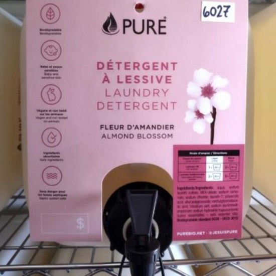 PURE - Détergent à lessive - Fleur d'amandier -...