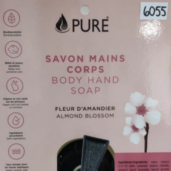 PURE - Savon Mains & Corps - Fleur d'Amandier Vrac