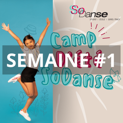 Camp d'été: Semaine #1 - 29 juin au 2 juillet