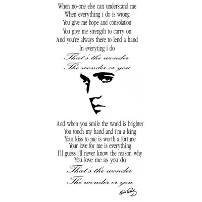 Parole de chanson d'Elvis Presley