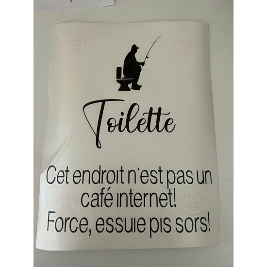 Toilette ce n'est pas un café internet