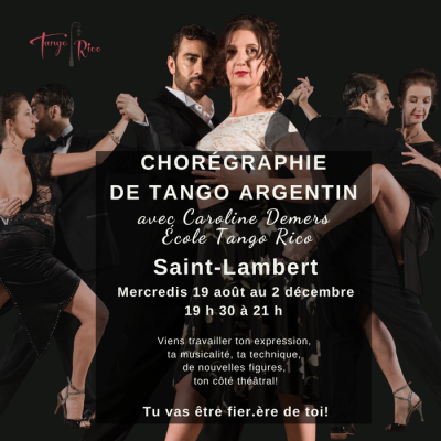 Chorégraphie de groupe de tango argentin