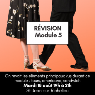 Consolidation et perfectionnement du module 5 |...