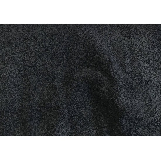 Ratine de Coton Noir, stof de Qualité supérieure, européenne