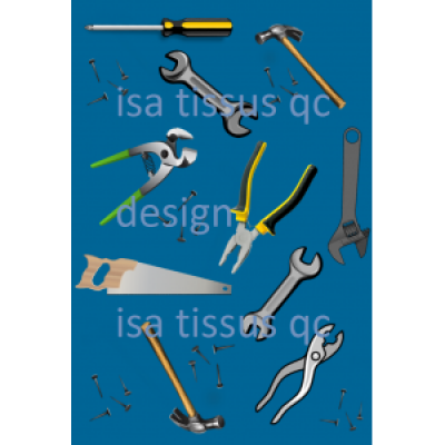 Coton / Selection Isa tissus Qc / Outils 4 fond...