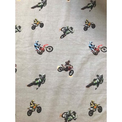 Jersey / Knit imprime / motocross couleur fond...