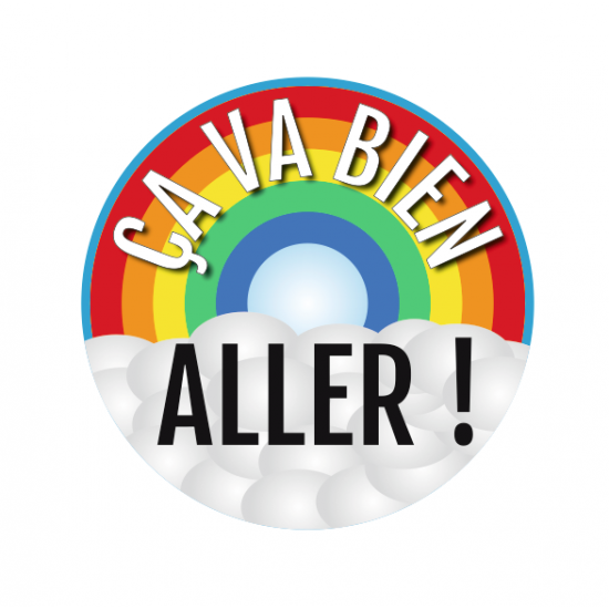 Ensemble 10 arcs-en-ciel Ça va bien Alller!