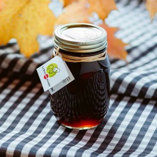 Sirop d'érable biologique en pot Mason
