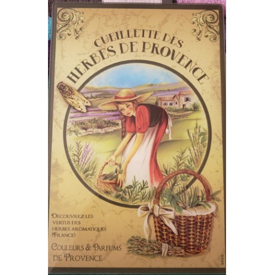 Planche à découper herbes de Provence