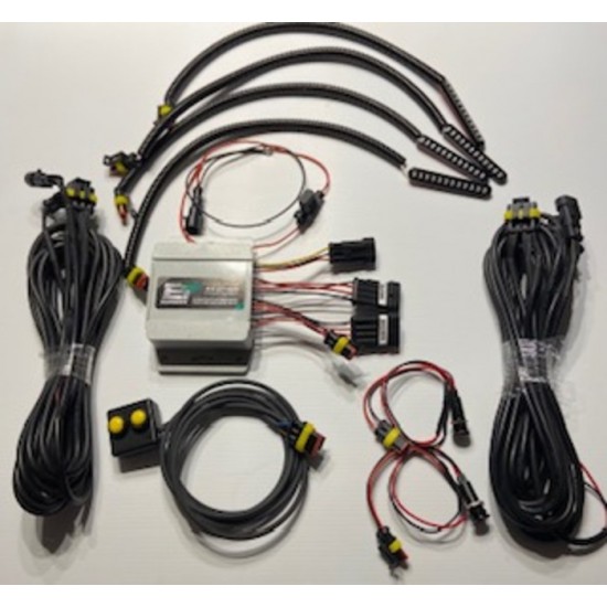 clignotant automatique   4 leds défilantes  (VEHICULE AVEC 1 SEUL LUMIERE A FREIN)