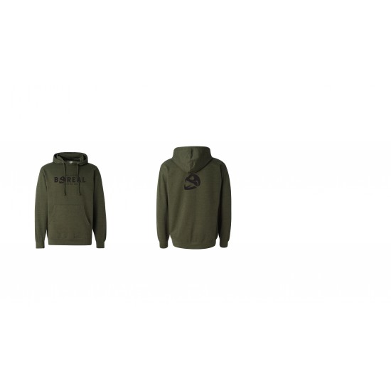 Hoodie vert cendré Les Cannes Boréal