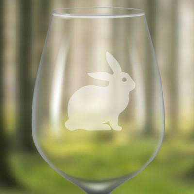 Identificateur de verre à vin givré