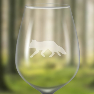 Identificateur de verre à vin givré