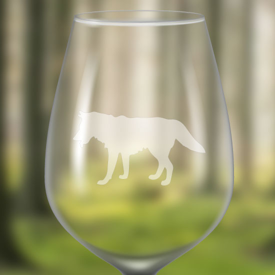 Identificateur de verre à vin givré