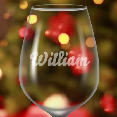 Identificateur de verre à vin givré personnalisé