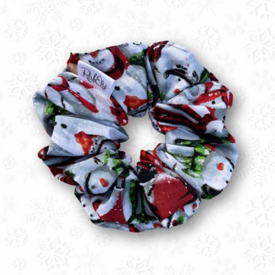 Chou / scrunchie Noël pour cheveux en tissus de coton