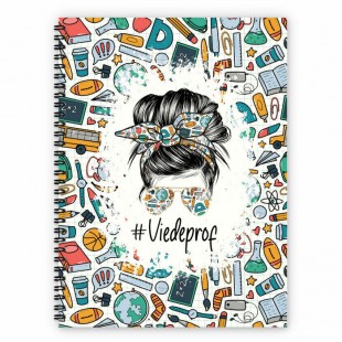 Cahier de notes - Professeur « Messy Bun »