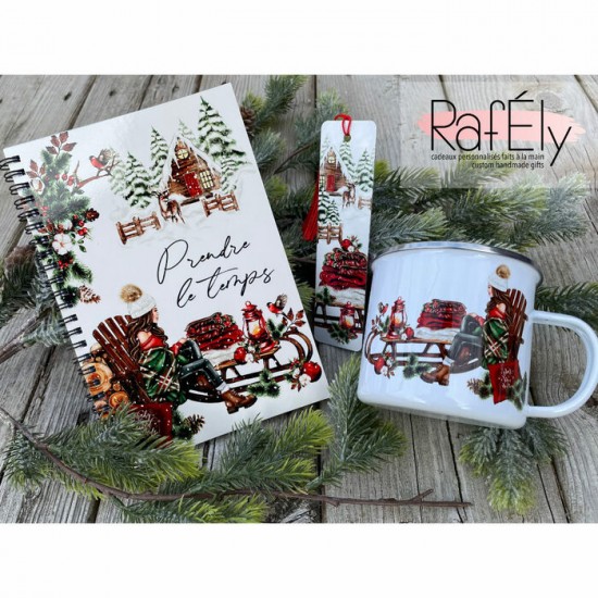 Ensemble Cahier de notes - Hiver cozy