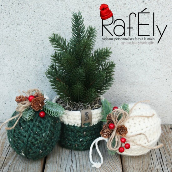 Sapin et cache-pot