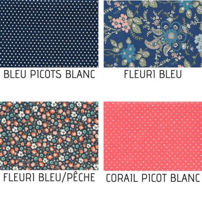 Chou / scrunchie pour cheveux en tissus de coton