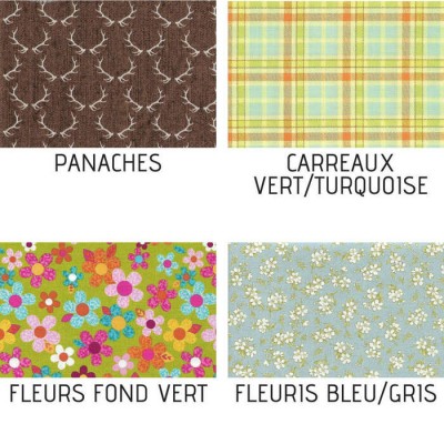 Chou / scrunchie pour cheveux en tissus de coton