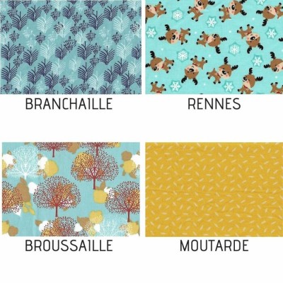 Chou / scrunchie pour cheveux en tissus de coton