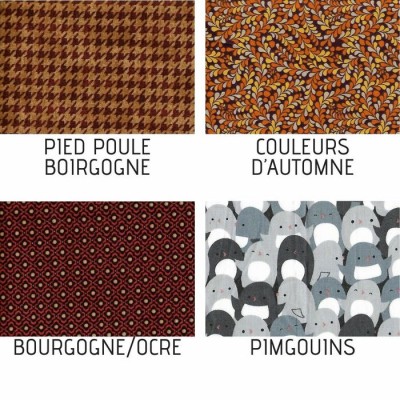 Chou / scrunchie pour cheveux en tissus de coton