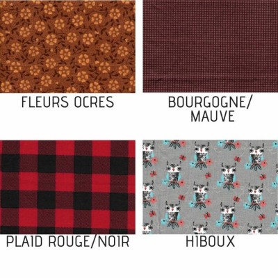 Chou / scrunchie pour cheveux en tissus de coton