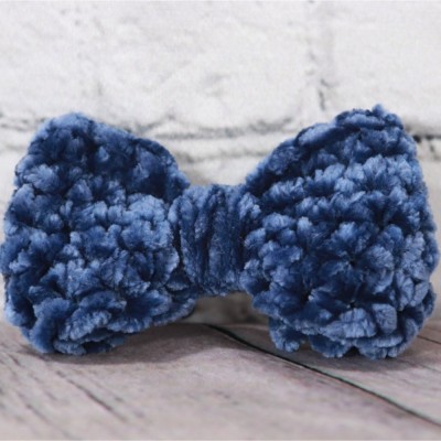 Boucle pour cheveux crochetée en velours