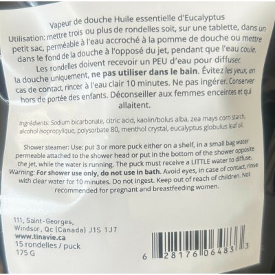 Vapeur de douche Eucalyptus