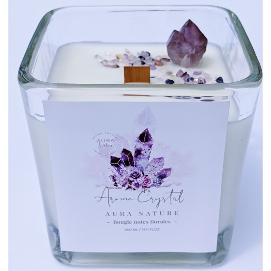 Bougie luxueuse Collection Aroma Crystal grand...