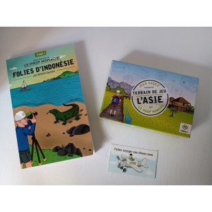 Combo Le prof nomade - jeu et livre