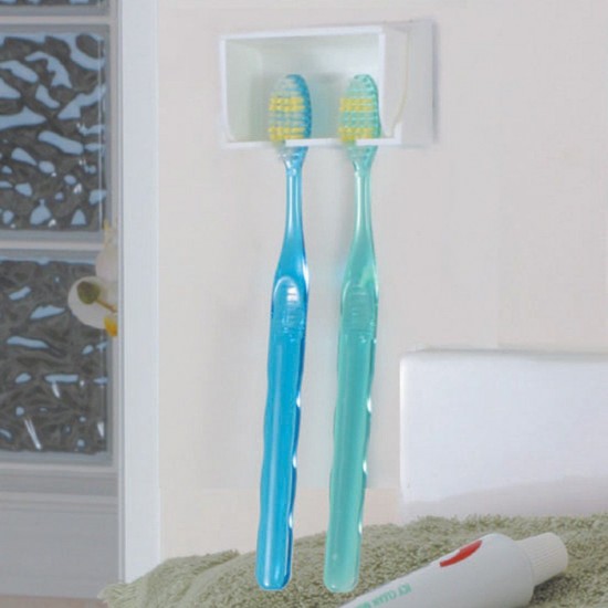 Pop-A-Toothbrush double blanc