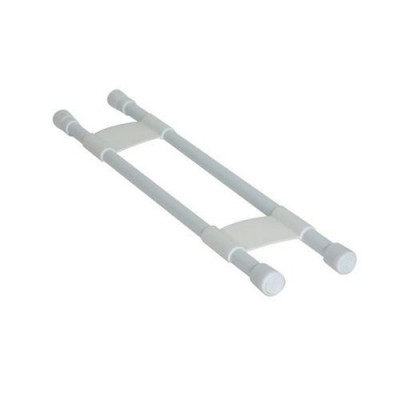 Barre d'armoire 10-17'' double