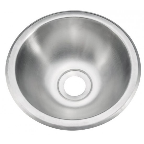 Lavabo rond inox. 10''