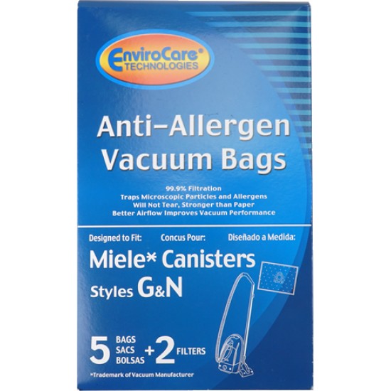 Sac microfiltre HEPA pour aspirateur Miele de Type G et N