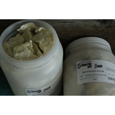 Beurre de cacao brut 1kg