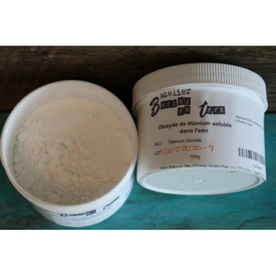 Dioxide de titanium 100g (soluble dans l'eau)
