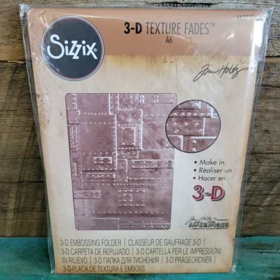 Sizzix -  Plaque à embosser -3D- effet metal